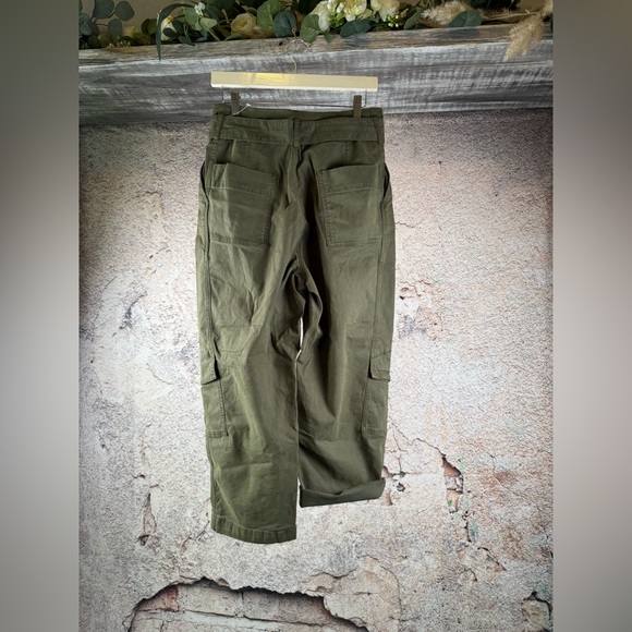 Edwin barrel pants size 27 Olive Green womens Cargo Pants. A53 - Picture 3 of 6